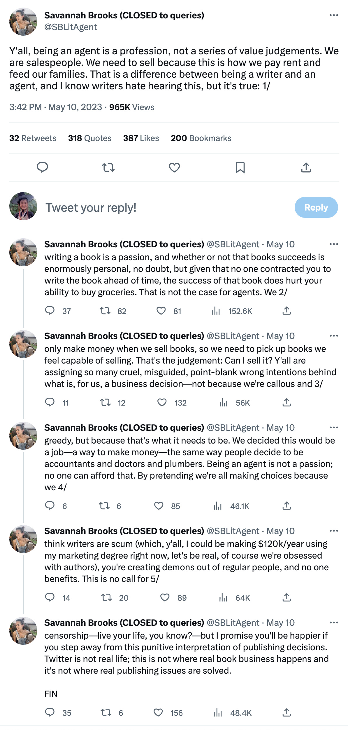 Savannah Twitter Screenshot